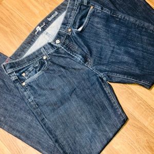 7 for all mankind men’s 34 x 30 bootcut nice!!